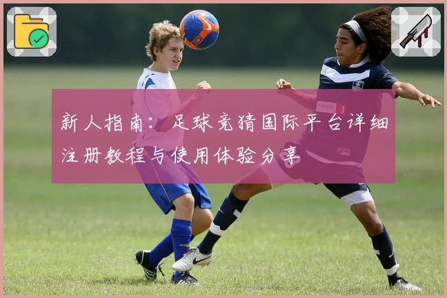 新人指南：足球竞猜国际平台详细注册教程与使用体验分享